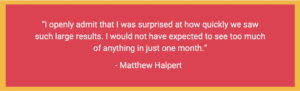 Matthew Halpert Quote